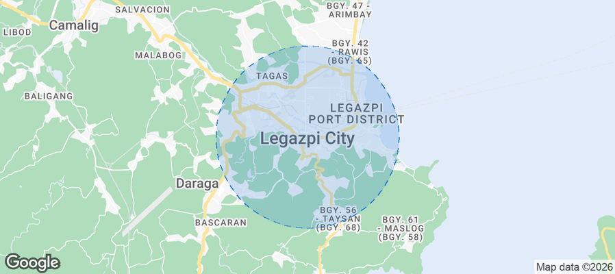 City of Legazpi (Capital) Airbnb map
